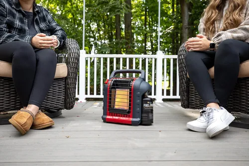 Vista 14 de Radiador portátil Mr. Heater para interiores, color gris, Multi, Negro-rojo, 1