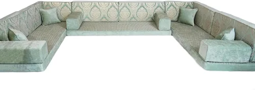 Vista 29 de arabicsofa Sofá de Majlis Árabe – Asientos de Piso Modulares Hechos a Mano