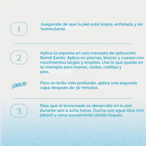 Vista 10 de Bondi Sands Espuma autobronceadora + guante de aplicación Incluye espuma ligera sin sol + guante reutilizable para un acabado impecable Includes