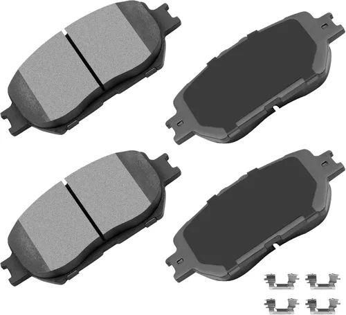 Vista 25 de cciyu Juego de pastillas de freno delanteras de cerámica profesional D681 para BMW 530i, 97-03 para BMW 540i, 95 97-01 para BMW 740i, 95-01 para BMW