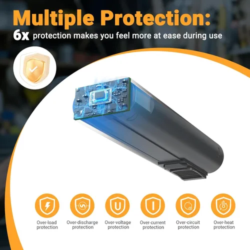 Vista 5 de Shentec - Paquete de 2 baterías de 3000 mAh 6 V compatibles con 404717 B20544E BCPAS-404717 404400 900400 900420 900600 901000 902000 B20720