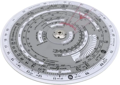 Vista 9 de E6B-R Circular Flight Computer Aviation Plotter Slide Rule Pilot Gear