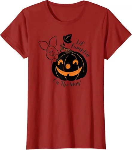 Vista 53 de Disney Camiseta de Halloween Winnie the Pooh Lil' Pumpkin on the Way, Blanco, S