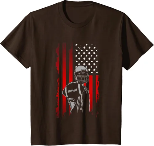 Vista 39 de Camiseta de fútbol americano, Negro