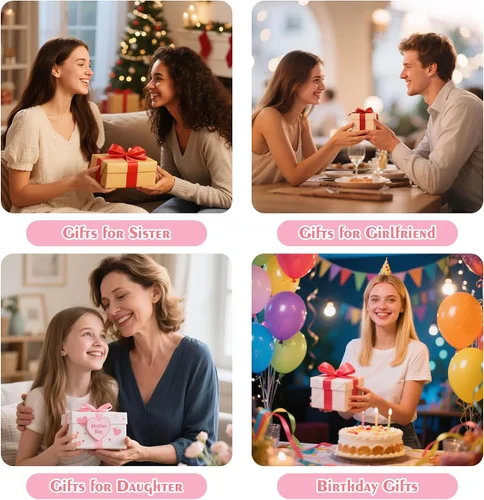 Vista 9 de YOOLIFE Bolso bandolera con inicial para niñas, regalos para mujeres y niñas, riñonera con inicial, monederos de regalo para niñas, regalos
