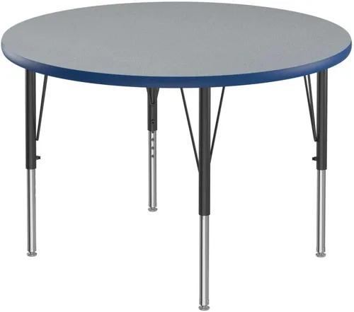 Vista 37 de Correll Mesa rectangular de actividades para el aula de 24 x 48 pulgadas, altura ajustable (19 a 29 pulgadas), parte superior de granito gris, borde