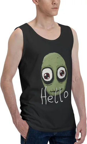 Vista 2 de Anime Manga Ensalada Dedos Tank Top Verano Cuello Redondo Chaleco Algodón Moda Sin Mangas Camiseta