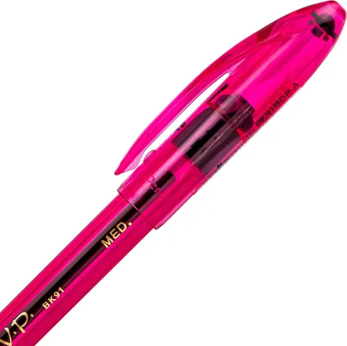 Vista 5 de Bolígrafo Pentel RSVP Razzle-Dazzle, (1.0mm) trazo medio, tinta negra, paquete de 5 unidades (BK91RDBP5M)