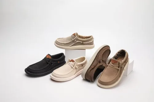 Vista 7 de Zapatos anchos para hombre Zapatos sin cordones Zapatos mocasines para hombre Zapatos de senderismo para hombre