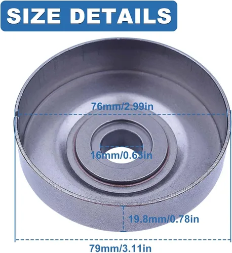Vista 4 de Kit de engranaje helicoidal de la bomba de aceite de la rueda dentada del tambor de embrague para Stihl MS290 029 MS390 039 MS310 Pieza