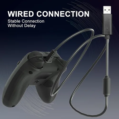 Vista 7 de conwin Wired Xbox One Game Controller, Enhanced Game Controller Compatible with Xbox One SeriesPC,Gaming Controller with Programming Keys,Dual