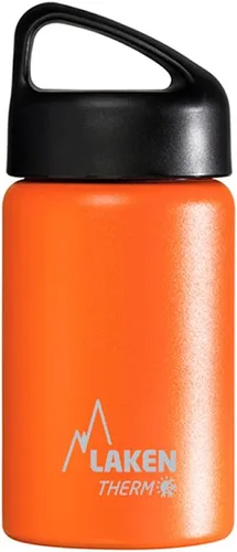 Vista 24 de Laken Thermo Classic - Botella de agua de acero inoxidable aislada al vacío de boca ancha Azul