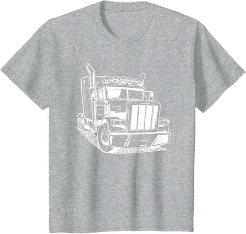 Vista 36 de Diesel Big Rig 18 Wheeler - Camiseta de camionero para camionero, Negro, S