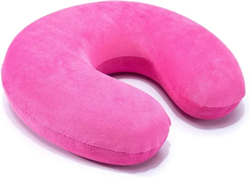 Vista 8 de Mr.Ho Almohada de espuma viscoelástica en forma de U para el cuello y la cabeza, almohada de apoyo para descansar al aire libre, automóvil, oficina