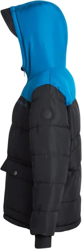 Vista 5 de Perry Ellis Abrigo de invierno para niños - Abrigo rompevientos acolchado con burbujas con forro polar Talla 4-20