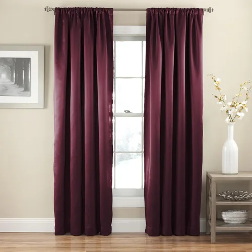 Vista 17 de Eclipse Cortina Sólida Thermapanel para Oscurecer la Habitación con Bolsillo para Barra, Cortina de Ventana para Dormitorio y Sala de Estar