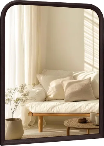 Vista 16 de CULER Espejo de pared de baño, espejo rectangular de vidrio templado moderno de 20 x 30 pulgadas para dormitorio, sala de estar, entrada
