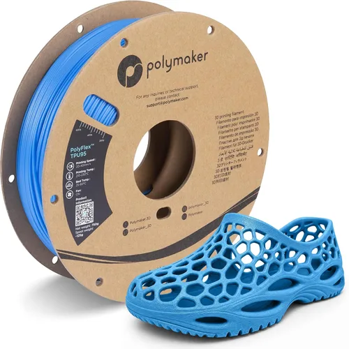 Vista 16 de Polymaker Filamento TPU 0.07 in 90A Flexible 1.65 lbs, Negro 111 - 1.75 mm 1.65 lbs Tpu90 Negro (Código hexagonal: #16161a)