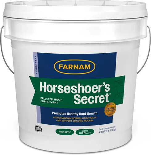 Vista 12 de Farnam Horseshoer's Secret - Suplementos de biotina y pezuñas peleadas, fórmula rica en nutrientes con aminoácidos y ácidos grasos, minerales