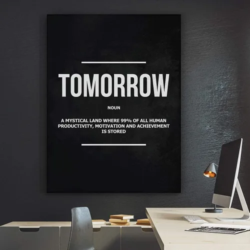 Vista 19 de NATVVA Lienzo con cita motivacional de How To Make 1,000,000 de dólares, arte de pared, póster de dinero, impresiones de pintura, pintura, obras