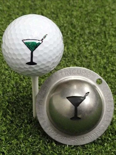 Vista 11 de Tin Cup Plantilla de marcador de pelota de golf, herramienta de personalización premium para golfistas, marcador de pelota de diseño personalizado