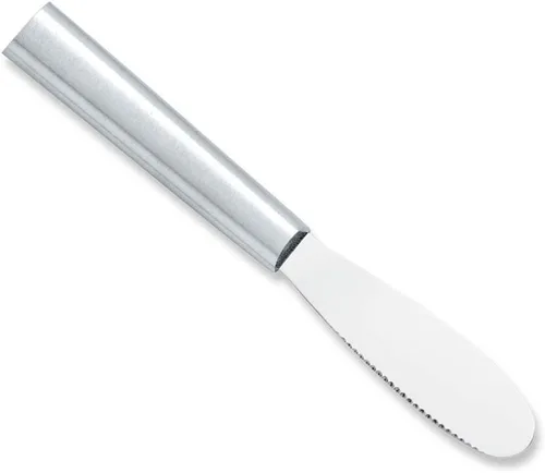 Vista 6 de Rada Cuchillo esparcidor de cubiertos – Hoja dentada de acero inoxidable y mango de resina de acero negro fabricado en los Estados Unidos