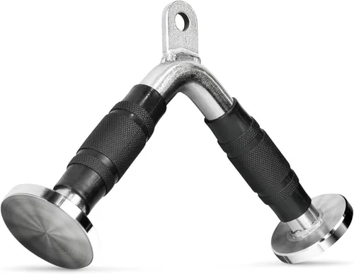 Vista 9 de CAP Cable Machine Attachments – LAT Bars, Triceps Bars, Handles & Ropes – Multiple Styles & Sizes