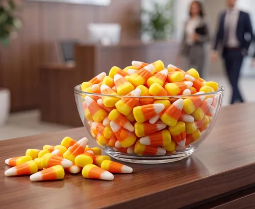 Vista 5 de Candy Corn Bolsa de 1 libra Clásico de Otoño Dulces de Halloween Fiestas