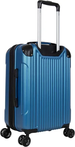 Vista 6 de Ben Sherman Heathrow Hall - Maleta de 8 ruedas extensible y ligera, color gris oscuro, azul (Vivid Blue)), 181557VB