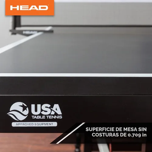 Vista 5 de HEAD Summit USA - Mesa de tenis de mesa para interiores, red de grado de competencia, fácil de instalar en 10 minutos, mesa de ping pong con modo