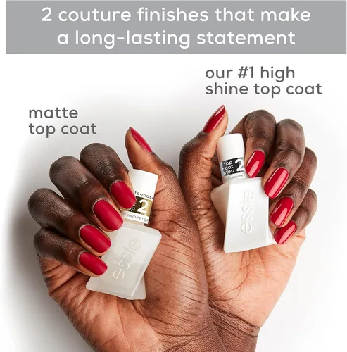 Vista 10 de essie Gel Couture - Capa superior con acabado de grado platino, 0.46 onzas (el embalaje puede variar) (paquete de 2)