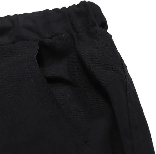 Vista 6 de WENKOMG1 Pantalones cargo para hombre, longitud hasta el tobillo, pantalones ajustados para correr, pantalones deportivos de tiro bajo transpirables