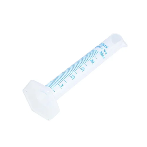 Vista 5 de Geesatis Cilindro graduado plástico de 0.8 fl oz (10) y 0.1 fl oz (20) cuentagotas de plástico