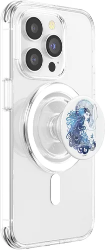 Vista 3 de Disney Moana Story In Hair PopSockets acuarela MagSafe PopGrip para iPhone