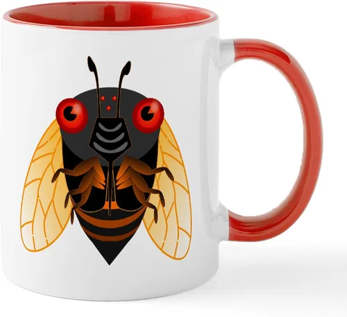 Vista 13 de CafePress Cicada Mugs - Taza de café de cerámica de 11 oz (11.0 fl oz)