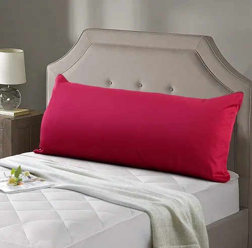 Vista 11 de Evolive Nueva Funda de Almohada Corporal de Hilo 300TC 100% Algodón con Cierre de Cremallera Oculto 21"x54" (Gris Carbón)