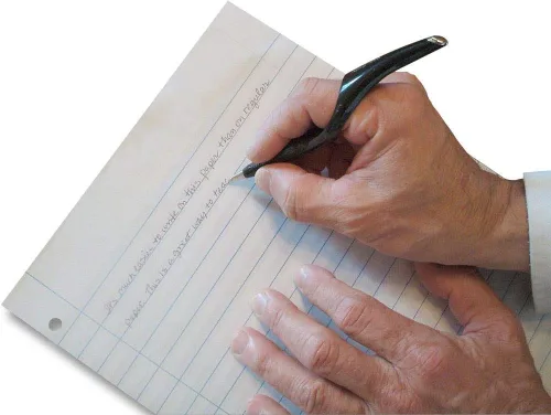 Vista 2 de Grandee Ring Pen Bolígrafo ergonómico con 2 recambios (tinta negra)