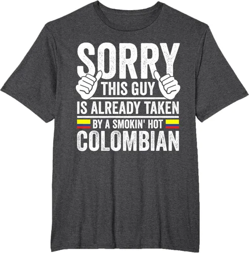 Vista 18 de Camiseta divertida de Colombia Heritage para hombre