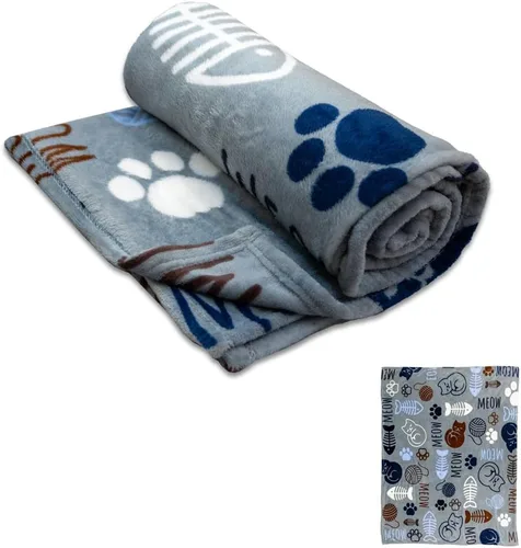 Vista 6 de Pet Lovers - Manta supersuave de 50 x 60 pulgadas, para dormitorio, sala de estar, primavera, vacaciones, niños, bebés, adultos y decoración, Gatito