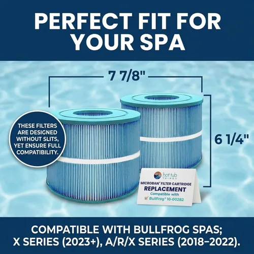 Vista 2 de 10-00282 Hot Tub Things - Cartuchos de filtro de spa - Compatible con Bullfrog®, Pleatco PBF40, Filbur FC-9900, PVT50W - Filtros de bañera
