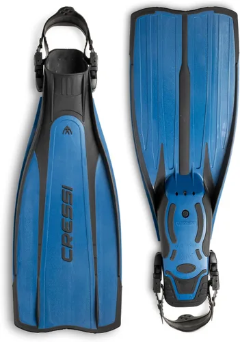 Vista 10 de Cressi Aletas de buceo ligeras y bien equilibradas de talón abierto - Pro Light: Fabricadas en Italia