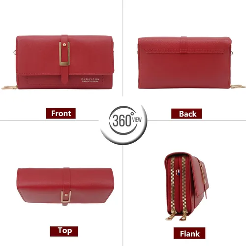 Vista 2 de PORT&LOTUS Bolso bandolera para mujer de piel sintética