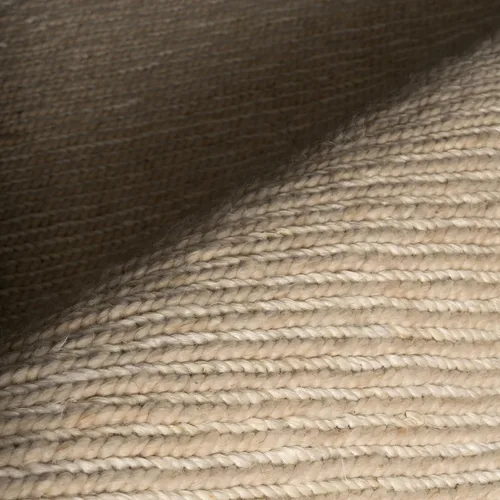 Vista 4 de Dash & Albert Hades Soumak Jute Rug, 2' X 3', Ivory Solid