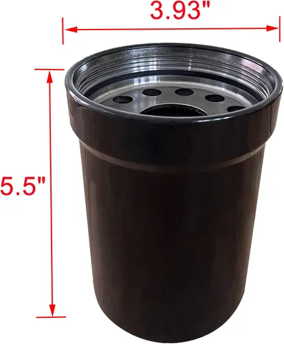 Vista 2 de RE504836 - Filtro de aceite de motor compatible con tractor Deere Sustituye a RE507522 RE541420 RE502513, se adapta a tractores diésel Deere 5076E