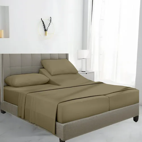 Vista 23 de SKY BEDDINGS Juego de sábanas individuales – Sábanas 100% algodón para cama individual – Juego de sábanas de 600 hilos individual con bolsillo Blanco