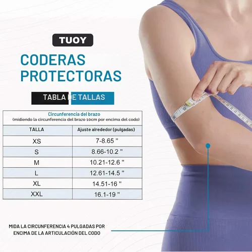 Vista 5 de Mangas de brazo acolchadas con protección a prueba de golpes para el codo y antebrazo, para fútbol, baloncesto, voleibol y fútbol, pack de 2
