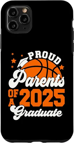 Vista 13 de iPhone 16 Parents of a 2025 Graduate Senior Graduation Basketball Case