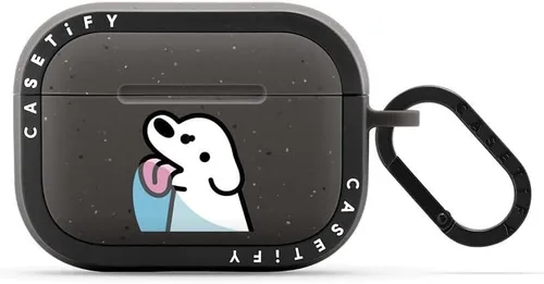 Vista 29 de CASETiFY Bounce Airpods Pro (1ª/2.ª generación) - Funda con anillo, negro Kingsnake - carbón mate