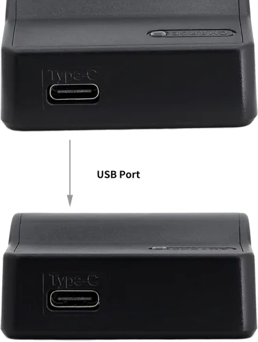 Vista 5 de Norifon Cargador USB NB-1L para Canon Digital IXUS 300, 320, 330, 400, 430, 500, V, V2, V3, IXY Digital 200, 300, 400, 430, 450, 500, S230, S330