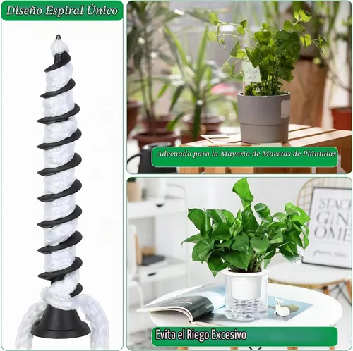 Vista 4 de Paquete de 12 picos de riego automático con absorción para plantas